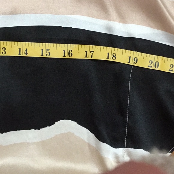 Bebe Striped Silk Blouse - Picture 6 of 9